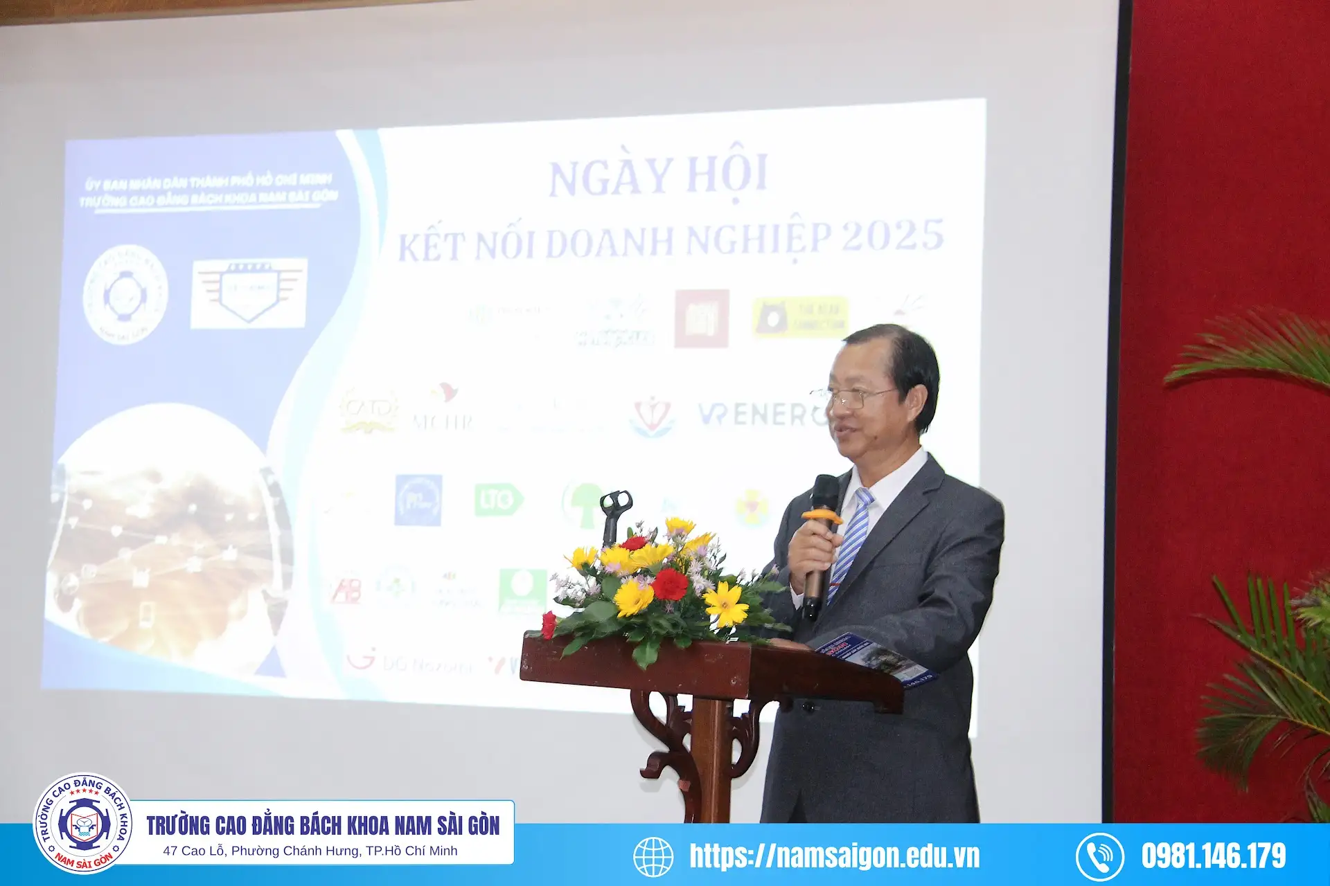 ngay hoi ket noi doanh nghiep 2025 truong cao dang bach khoa nam sai gon khang dinh tam nhin tang cuong hop tac va don dau xu huong chuyen dich lao dong 2